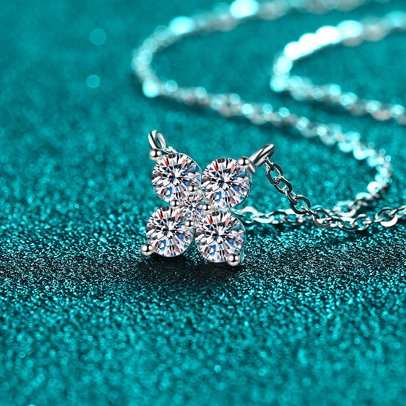 早期完売★WING BLING★Moissanite 1ct Necklace silver925 人気 1 Carat Moissanite 925 Sterling Silver Necklace – Kustom